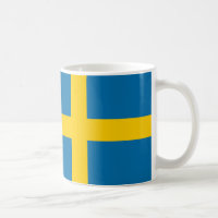 Zweden Vlag Keramische Koffie Mok