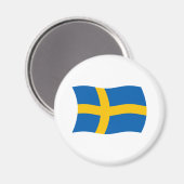 Zweden Vlag Magneet (Voorkant / Achterkant)