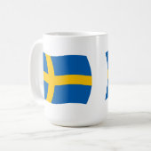 Zweden Vlag Mok (Voorkant links)