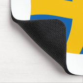 Zweden Vlag Muismat (Hoek)
