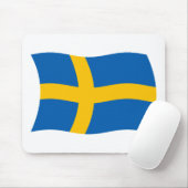 Zweden Vlag Muismat (Met muis)
