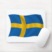 Zweden Vlag Muismat (Met muis)