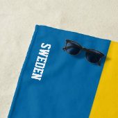 Zweden Vlag Splendid Patriotic Strandlaken (In situ)