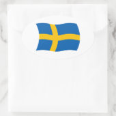 Zweden Vlag Sticker (Tas)