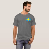 Zweden Vlag T-shirts en cadeaus (Voorkant volledig)