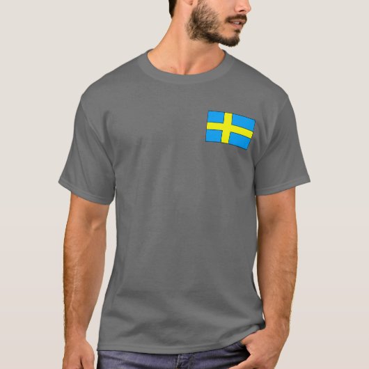 Zweden Vlag T-shirts en cadeaus (Voorkant)