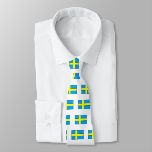 Zweden Vlag T-shirts en cadeaus Stropdas (Gebonden)