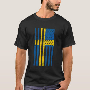 Zweden Vlag VS Zweeds Sverige Svenska Stockholm T-shirt