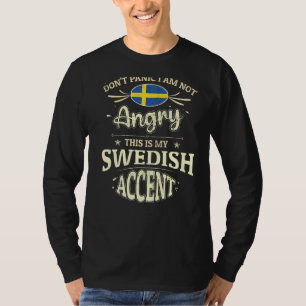 Zweden Vlaggensouvenirs voor Zweedse Mannen & Vrou T-shirt