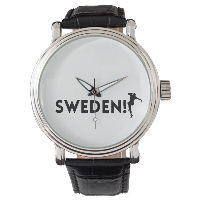 Zweden voetbal horloge (Voorkant)