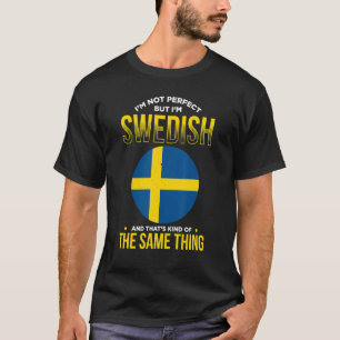Zweden voor trotse Zweden Zweedse vlag Sverige Sca T-shirt