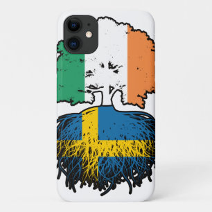 Zweden Zweden - Ierse vlag voor boomstammen Case-Mate iPhone Case