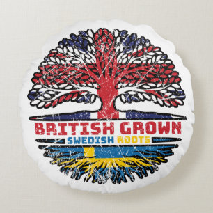 Zweden Zweedse Britse boom Verenigd Koninkrijk Rond Kussen