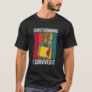 Zweden Zweedse vis specialiteit Surstromming braak T-shirt