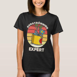 Zweden Zweedse vis specialiteit Surstromming braak T-shirt