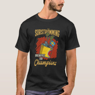 Zweden Zweedse vis specialiteit Surstromming kots T-shirt