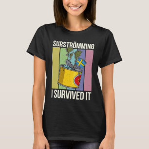 Zweden Zweedse vis specialiteit Surstromming kots T-shirt