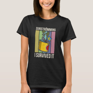 Zweden Zweedse vis specialiteit Surstromming kots T-shirt