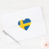 Zweden (Zweedse vlag) Hart Sticker (Envelop)