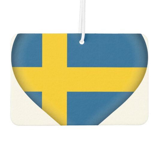 Zweden (Zweedse vlag) Luchtverfrisser (Achterkant)
