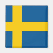 Zweden (Zweedse vlag) Magneet (Voorkant)