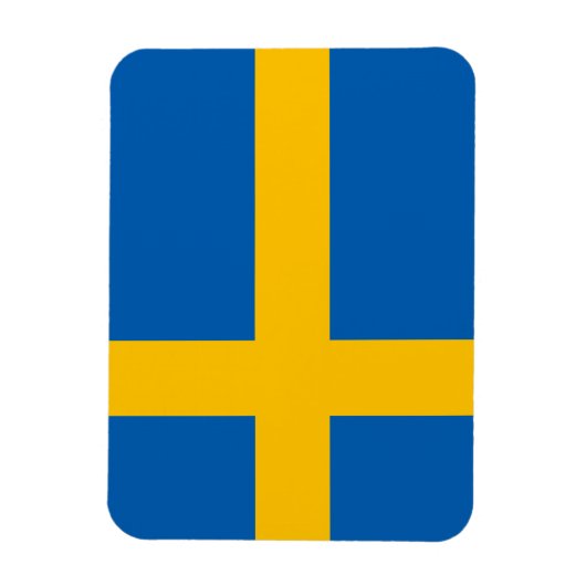 Zweden - Zweedse vlag Magneet (Verticaal)