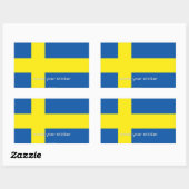 Zweden Zweedse vlag sticker (Vel)