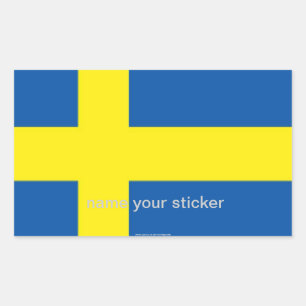 Zweden Zweedse vlag sticker