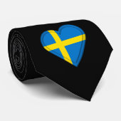 Zweden Zweedse vlag Stropdas (Opgerold)