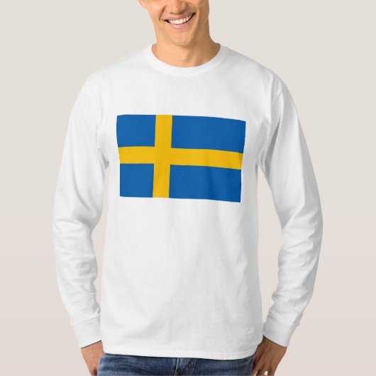 Zweden - Zweedse vlag T-shirt (Voorkant)