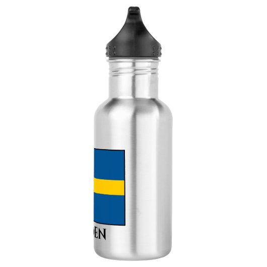 Zweden (Zweedse vlag) Waterfles (Rechts)