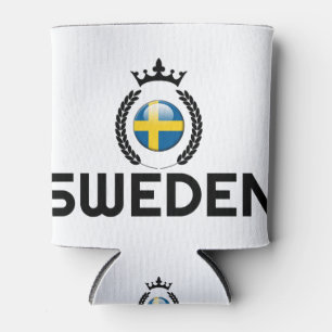 Zweden, Zweedse vlag, Zweden, Zweden, Zweedse vlag Blikjeskoeler