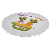 Zweed en Wortel mash Snijplank (Hoek)