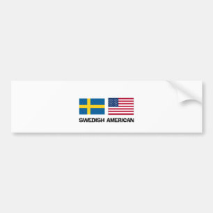 Zweeds Amerikaans Bumpersticker