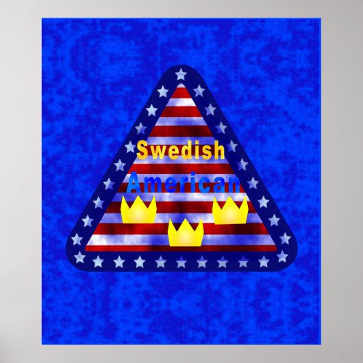Zweeds Amerikaans Poster (Voorkant)