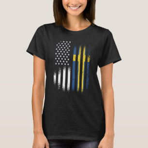 Zweeds-Amerikaanse erfgoedmaand Zweden Patriot Gro T-shirt