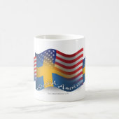 Zweeds-Amerikaanse golfvlag Koffiemok (Center)