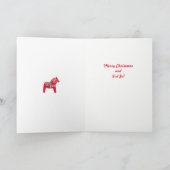 Zweeds-Amerikaanse kerst Kaart (Binnen)