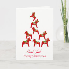 Zweeds-Amerikaanse kerst Kaart