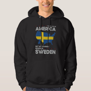 Zweeds-Amerikaanse Patriot USA Grown Zweden Amerik Hoodie