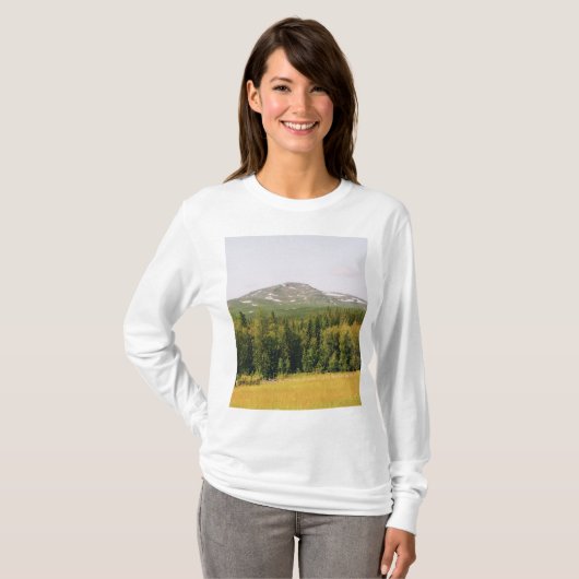 Zweeds berglandschap t-shirt (Voorkant volledig)