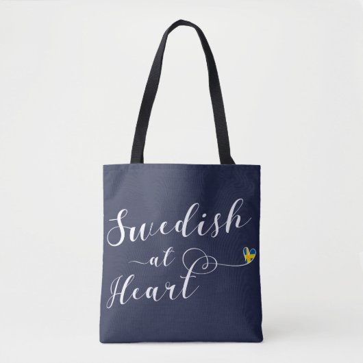 Zweeds bij hart, Zweden Tote Bag (Voorkant)