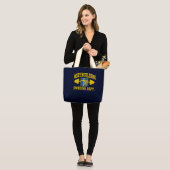 Zweeds Bodybuilder Grote Tote Bag (Voorkant (model))
