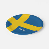 Zweeds bord, feest, sport, Zweden Papieren Bordje (Gekanteld)