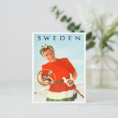 Zweeds Briefkaart voor oldtimers (Staand voorkant)