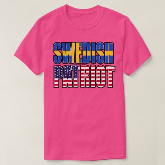 Zweeds cadeautje voor het erfgoed van de Amerikaan T-shirt (Design voorkant)