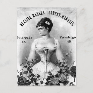Zweeds Corset Advertisement Briefkaart