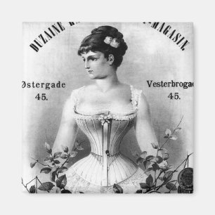  Zweeds Corset Advertisement Magneet