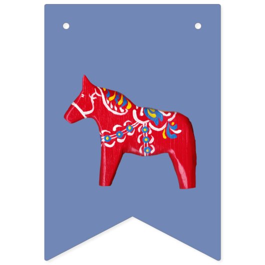 Zweeds Dala Horse Banner (Derde vlag)