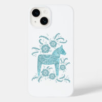 Zweeds Dala Horse Blauwgroen Groen
